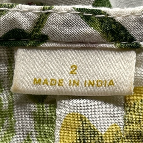 Anthropologie Maeve Fluttered Floral Top - Picture 5 of 6